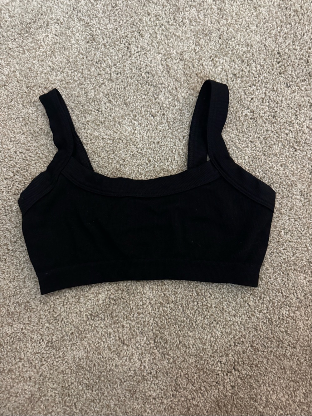 Urban Outfitters Black Seamless Ribbed Bralette size M/L